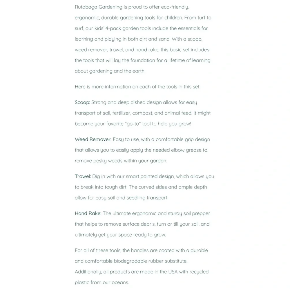 NIB: Rutabaga Tools • Garden Tools - Picture 7 of 7